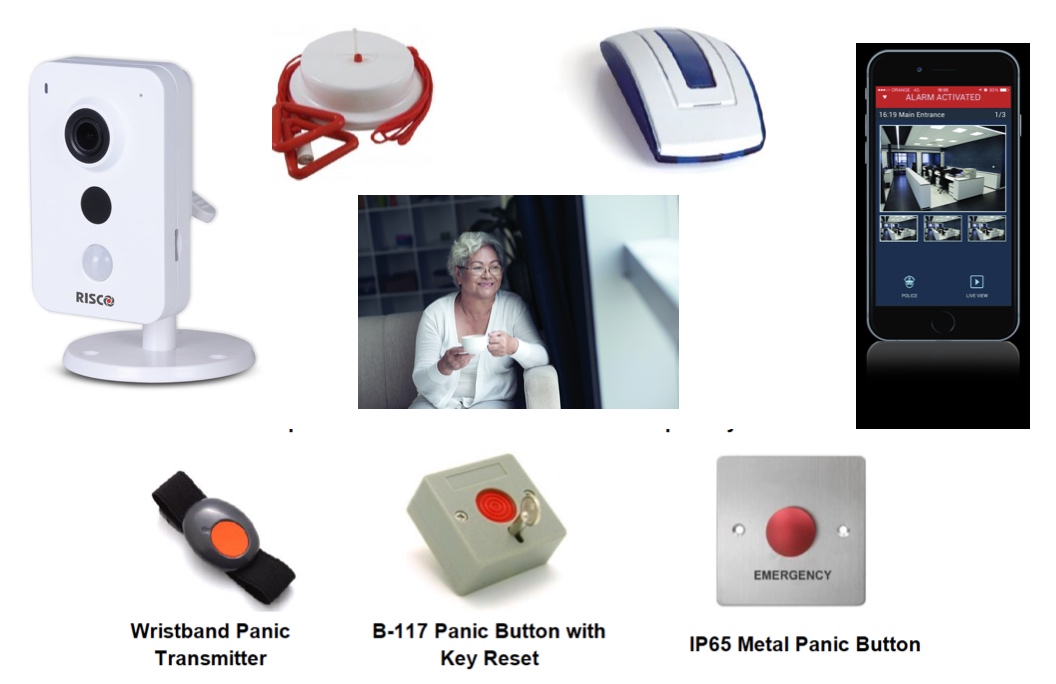 HYBRID – PANIC DISTRESS ELDERLY CARE ALARM SYSTEM