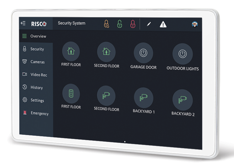 RisControl Smart Touchscreen Keypad